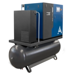Šroubový kompresor APM Maxi, příkon 15 kW, tlak 10 bar, sestava TD, vzdušník 270 litrů