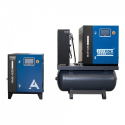 Šroubový kompresor APM Mini, příkon 3,6 kW, tlak 10 bar, sestava TD, vzdušník 200 litrů