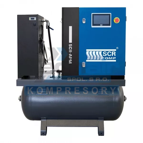 Šroubový kompresor APM Mini, příkon 3,6 kW, tlak 10 bar, sestava TD, vzdušník 200 litrů