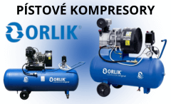 Pístové kompresory Orlík